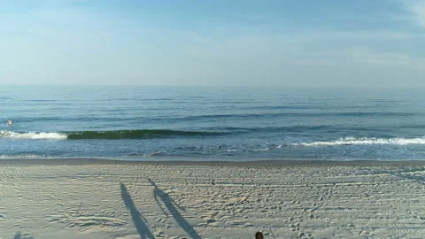 Walk along the seashore 3 Stock Footage 107778735