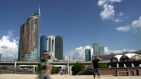Walk on Astana Stock Footage 40605204