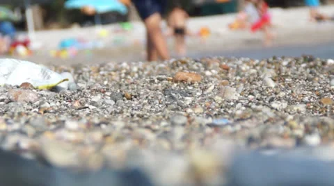 Walk on beach Stock Footage 25416098