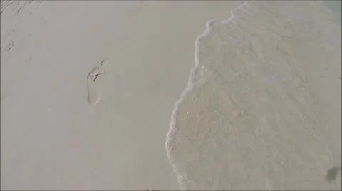 Walk on beach Stock Footage 47292068