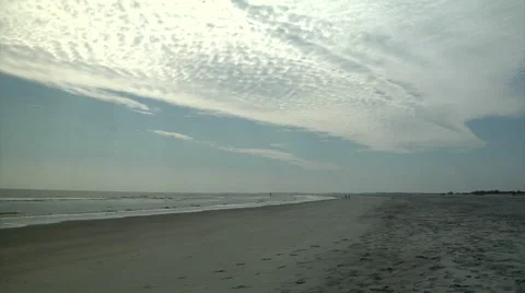Walk on the Beach Stock Footage 54759107