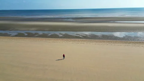 A walk on the beach Video stock 263228773