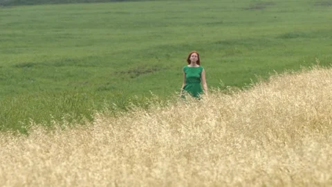 A walk between two fields. Stockbeeldmateriaal 88152159