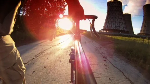 Walk with bicycle Stock Footage 759279