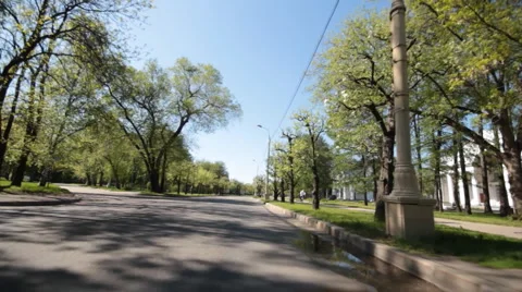 Walk on the bicycle Stock Footage 5452523