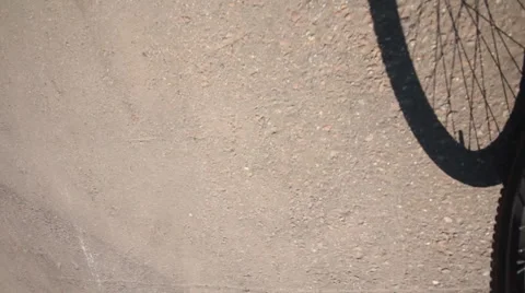 Walk on the bicycle Stock Footage 5453460