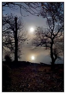 Walk on the bright side of Moon Stock Photos