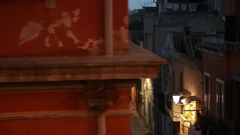 Walk in Cagliari Video stock 131339616