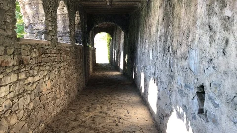 Walk in the caste 動画素材 97066493