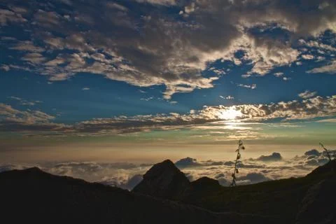 Walk onto the clouds Stock Photos