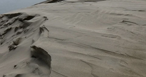Walk in the desert dunes Stock Footage 122654312