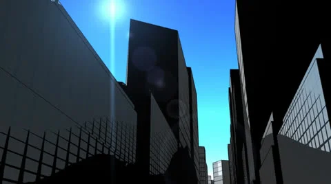 Walk Down Business Blvd Stock Footage 26159123