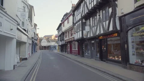 A Walk Down Goodramgate York Stock Footage 242706217