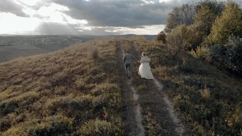 Walk during a storm Stock Footage 100478138