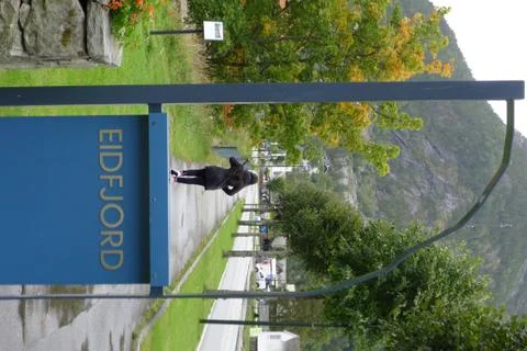 Walk at Eidfjord Stock Photos