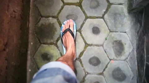 Walk foot Stock Footage 10862330