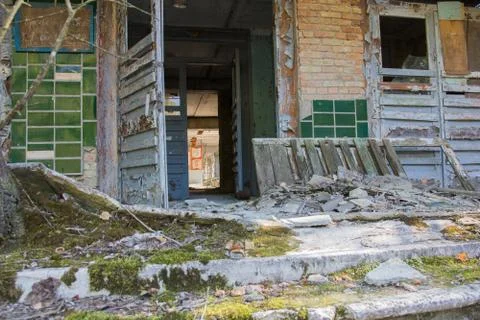Walk inside The Chernobyl after 30 years, disaster was an energy accident tha Foto stock