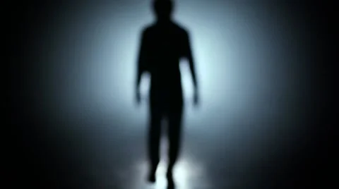 Walk to the light. Looking for exit, freedom and clinical death Stock Footage 58298344