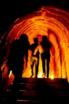 Walk into the light Stock Photos