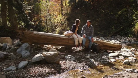 This walk made them closer Stock Footage 157364852