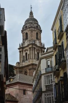 Walk in Malaga. Stock Photos