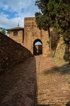 Walk in Malaga. Stock Photos