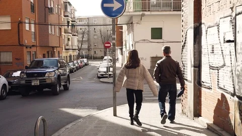 Walk to the market Stock-Footage 126369802