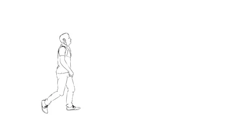 Walk men (2) Stock Footage 160920251