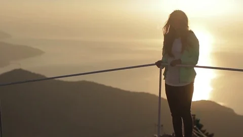 Walk in the Mountains Stock Footage 76812505