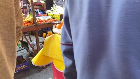 Walk at the multi-ethnic outdoor Stock Footage 269828838