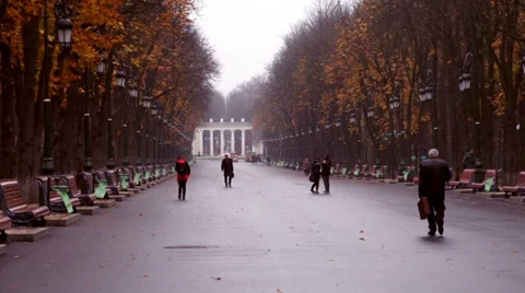 Walk in the park Stock Footage 39193184