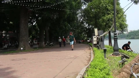 Walk in the park Stock Footage 56085602