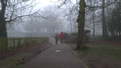 A walk in the park. Stock Footage 145790670