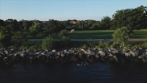 The Walk By The Park Stock Footage 158273434