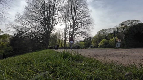 A walk in the park. Stock Footage 272380281