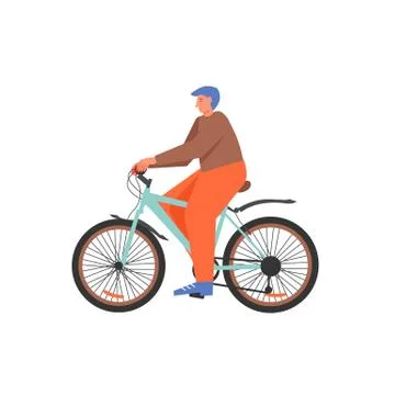 Walk in the park, vector flat style design illustration Ilustração Stock