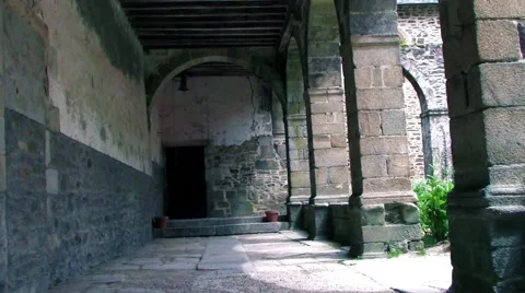 Walk into the patio Stock Footage 66195826