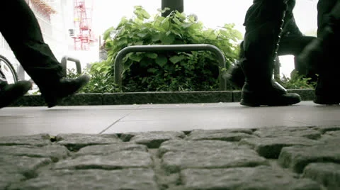 Walk of police. Video stock 24632524