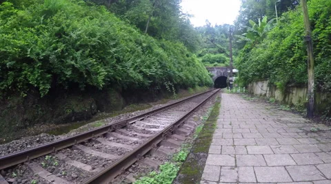 To Walk On The Railroad 3 Stock Footage 53099620