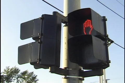 Walk Sign Stock Footage 298780