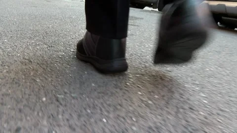 To walk in street 3 Video stock 327399772