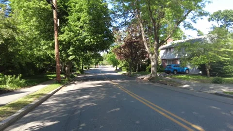 WALK IN STREET SPRING Video stock 195341006