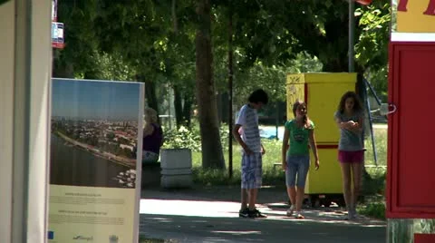 Walk on summer day Stock Footage 11217646