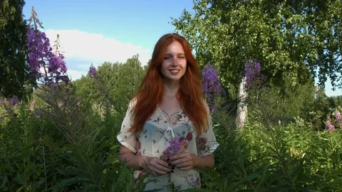 Walk in the thickets of willow-tea. Видео 78736578