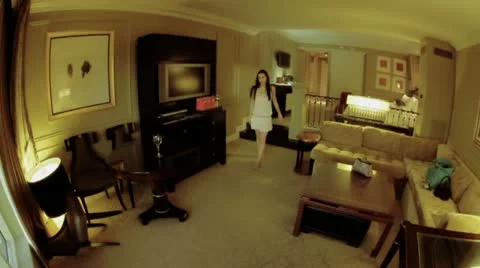 Walk Through Room Stock-Footage 21430672