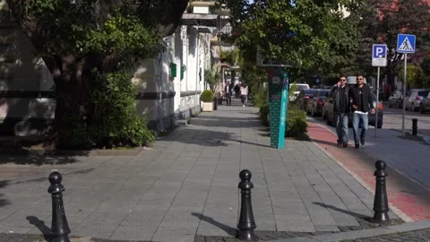 Walk through the streets of Batumi Stock Footage 220485049