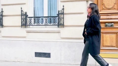 Walk through the streets of Paris Stock Footage 173549924