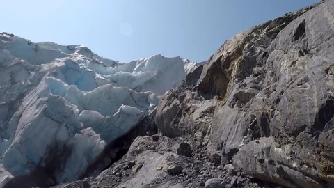 Walk Towards Glacier 2 库存影片 124509111