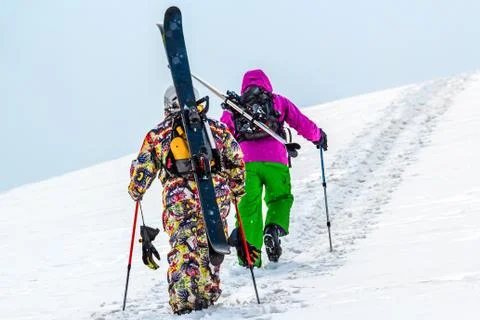 Walk uphill Stock Photos