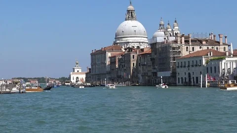 Walk in Venice on shipboard Stock Footage 83982799